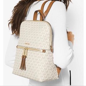 Michael Kors Rhea Medium Slim Logo Backpack